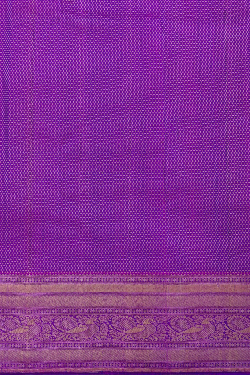 Image of Kanchipuram Tissue Brocade Gold/Yellow Saree